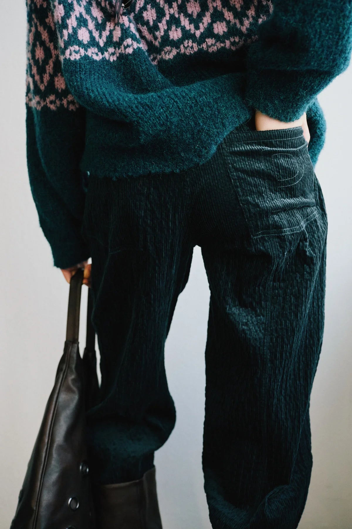 Baum und Pferdgarten - Nara Trousers, Bottle Dark Green