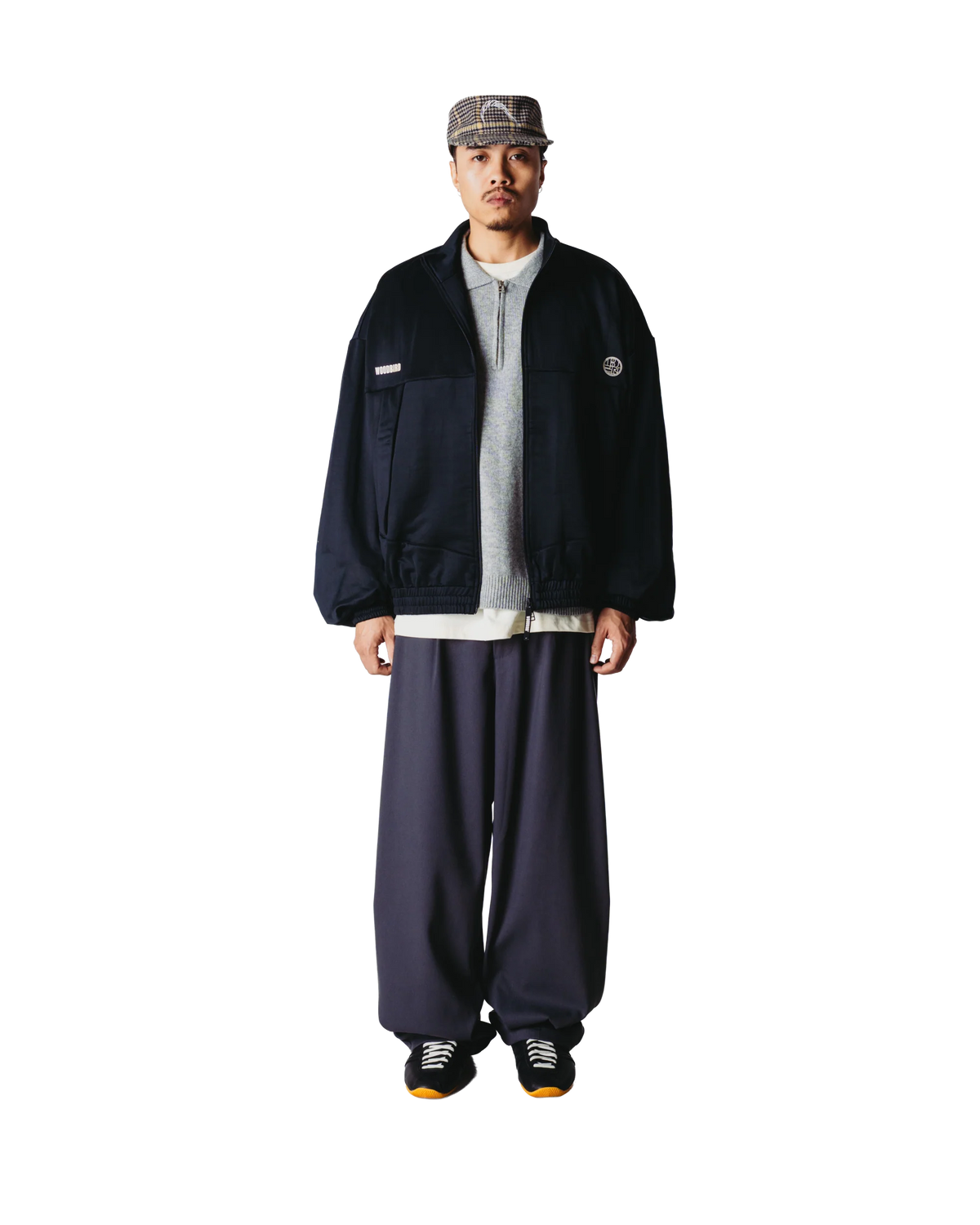 WOODBIRD - Chang Solid Track Jacket, Black