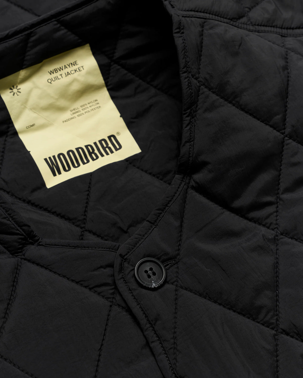 WOODBIRD - Wayne Quilt Jacket, Black