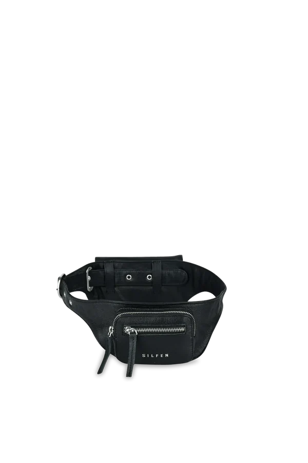 Silfen - Eliza Belt, Black Leather