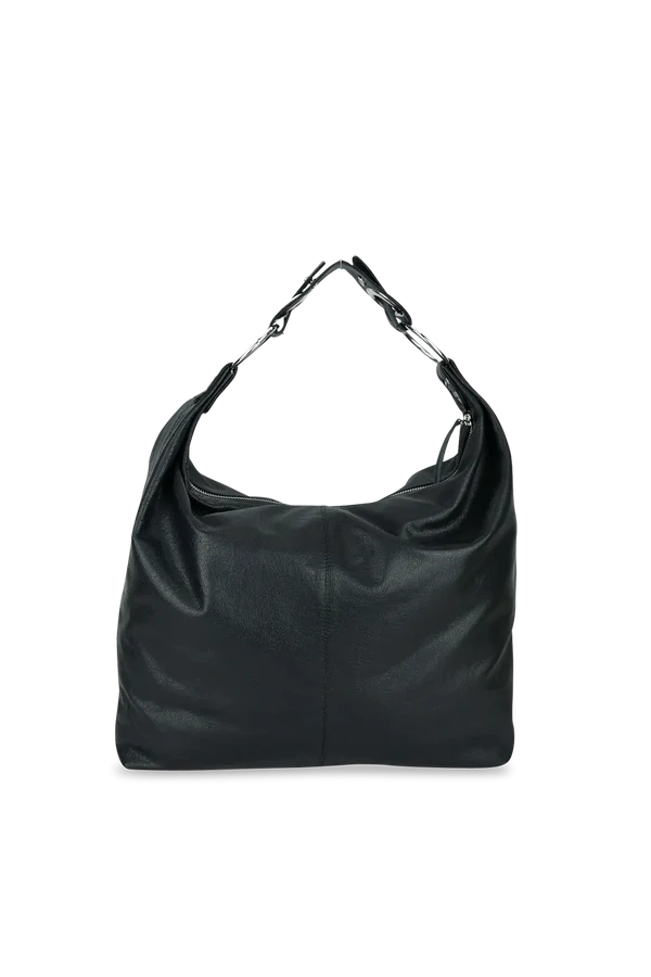 Silfen - Stevie Shoulder Bag, Black Leather
