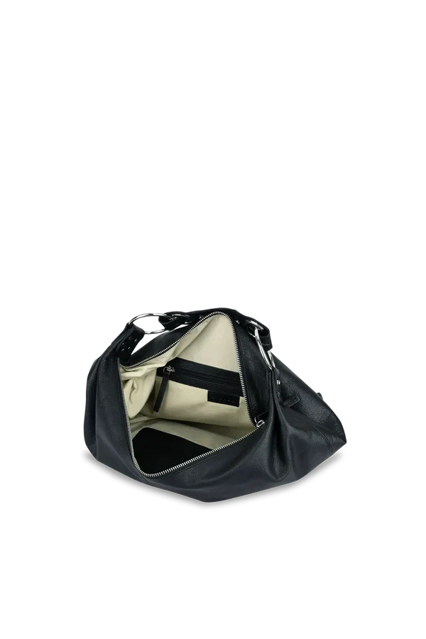 Silfen - Stevie Shoulder Bag, Black Leather