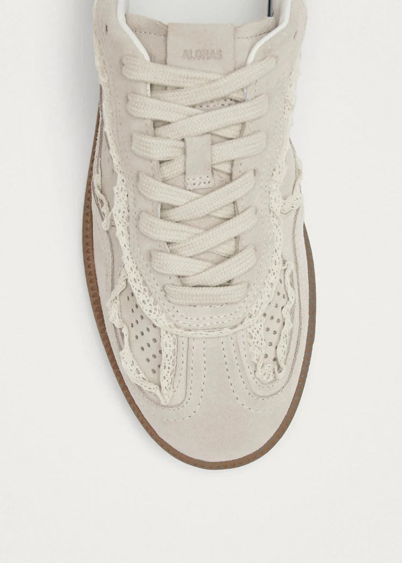 Alohas - Tb.490 Crochet Cream Leather Sneakers