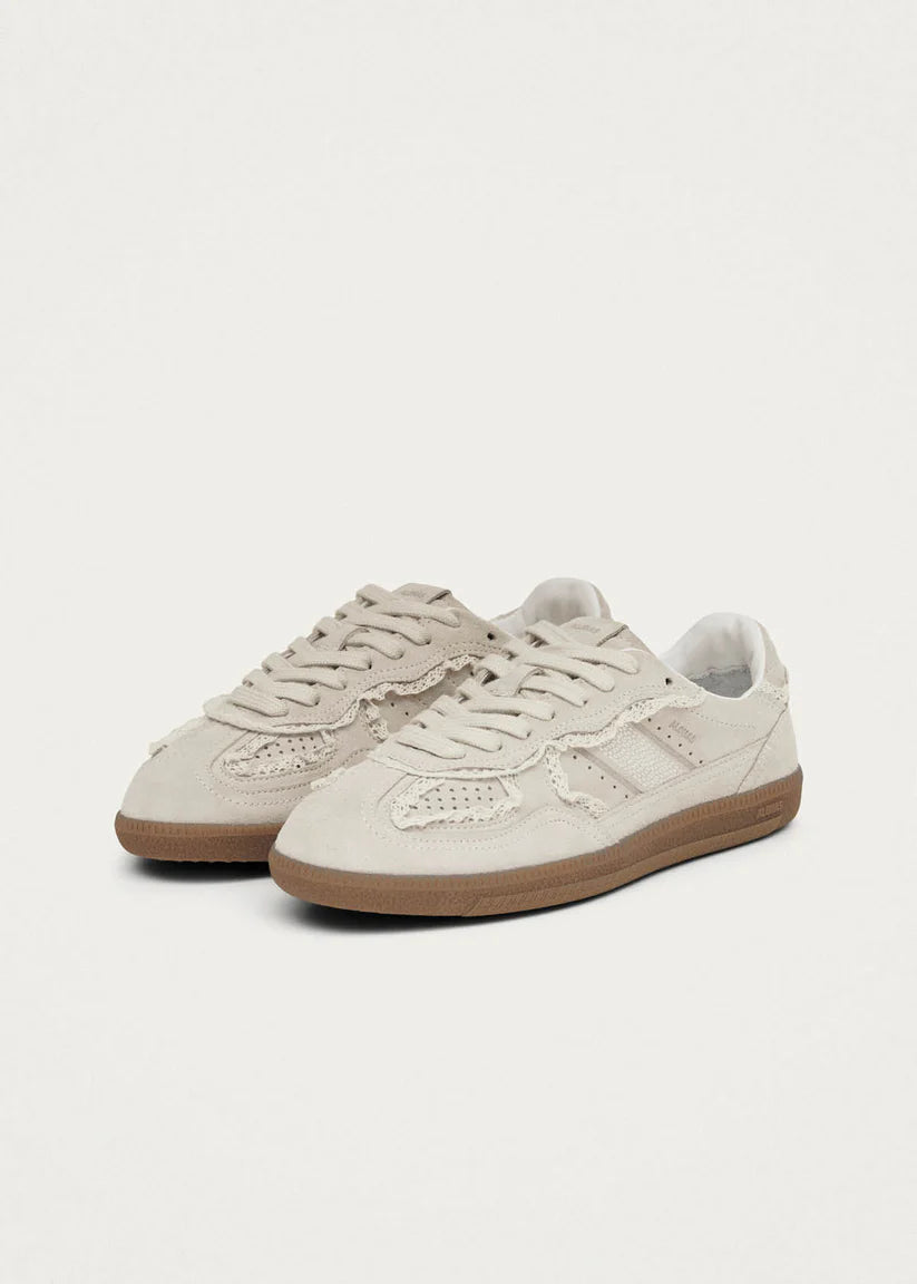 Alohas - Tb.490 Crochet Cream Leather Sneakers