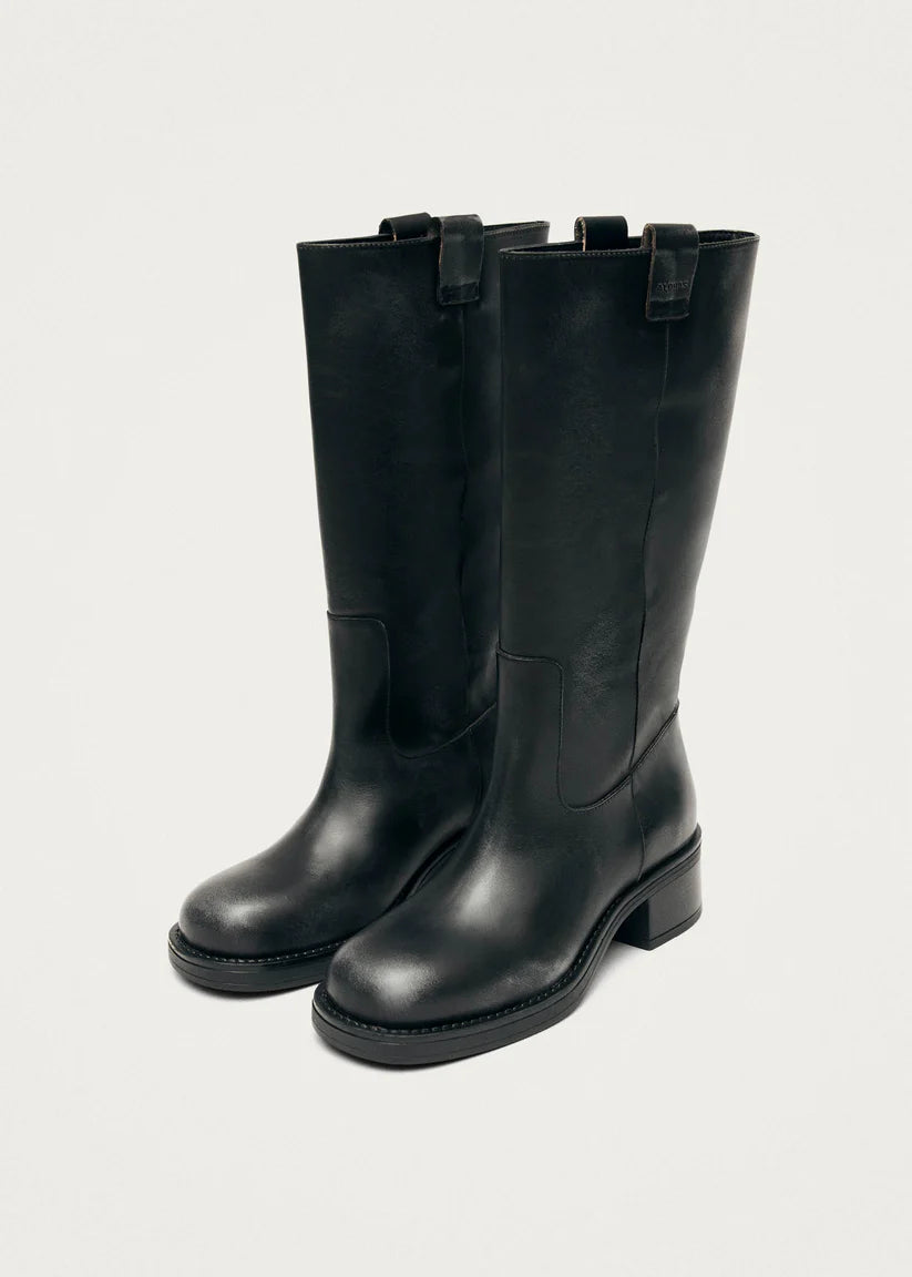 Alohas - Sajan Boots, Black Leather