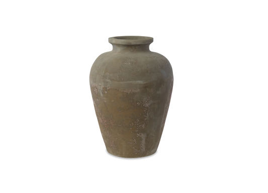 Nkuku Affiti Clay Pot - Antique Grey - Large