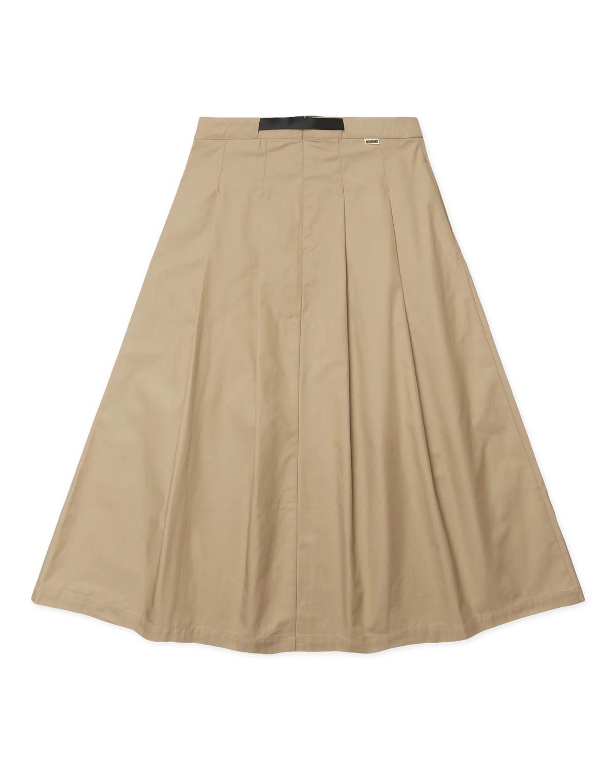 WOODBIRD - Mia Pleat Twill Skirt, Sand