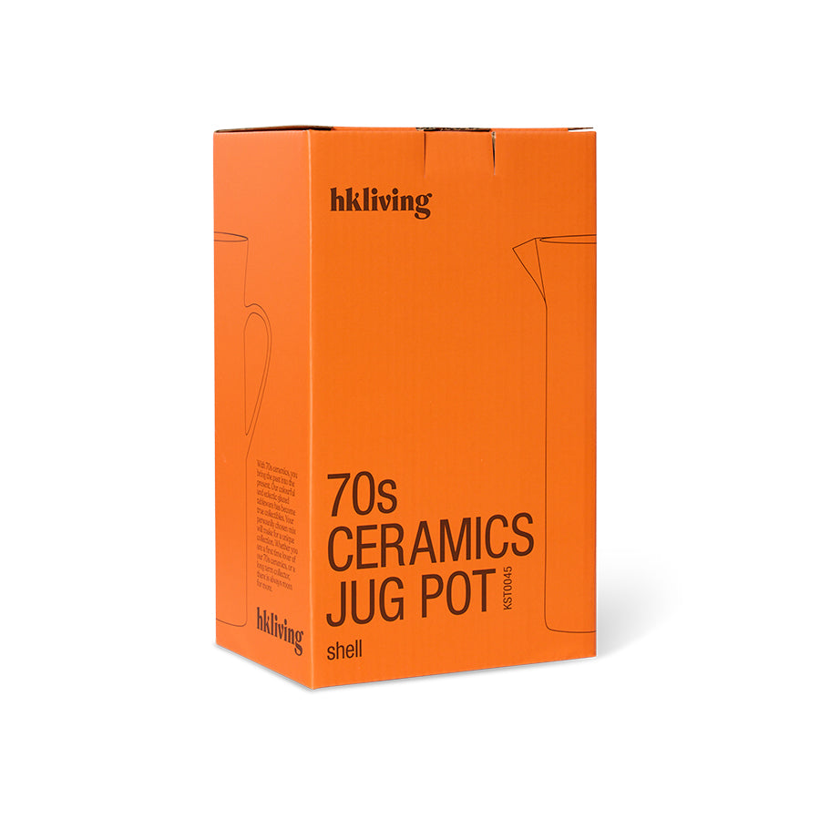 HKLIVING - 70s Ceramics: Jug, Shell