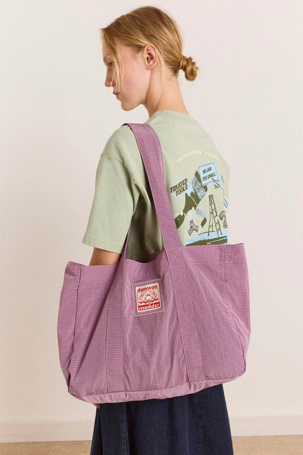 Damson Madder - Ripstop Tote Bag, Mauve