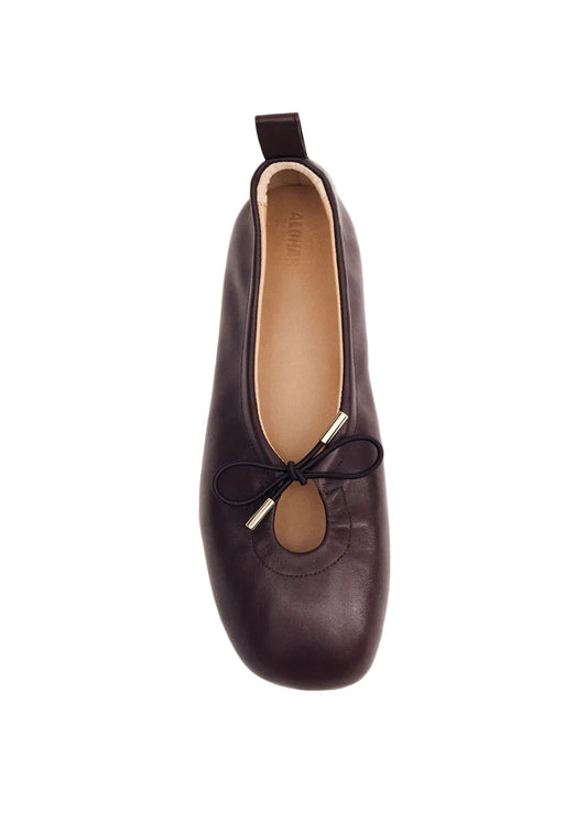 Alohas - Rosalind Brown Leather Ballet Flat