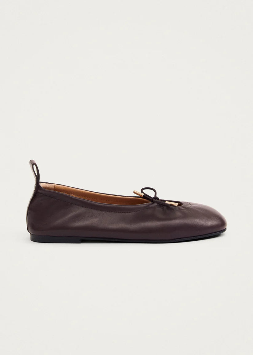 Alohas - Rosalind Brown Leather Ballet Flat