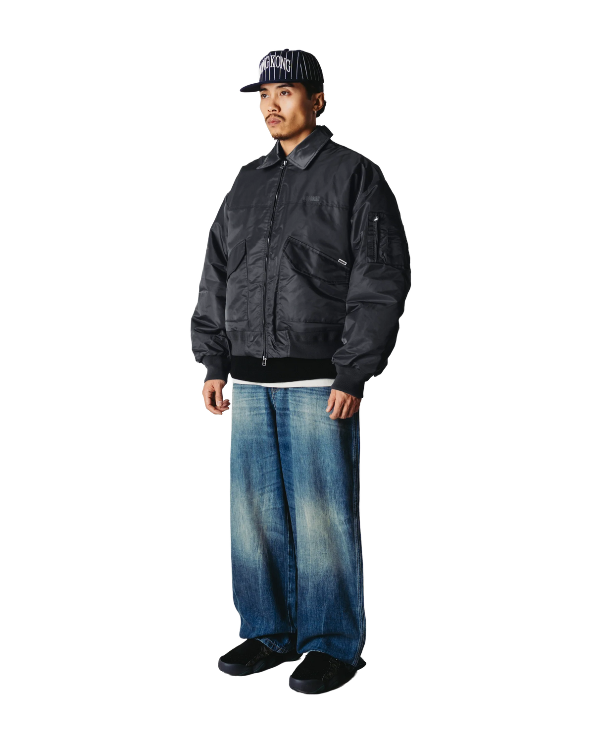 WOODBIRD - Osamu Bomber Jacket, Antra Grey