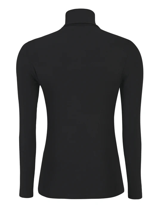 Esmé Studios - Penelope Rollneck Long Sleeve Top, Black