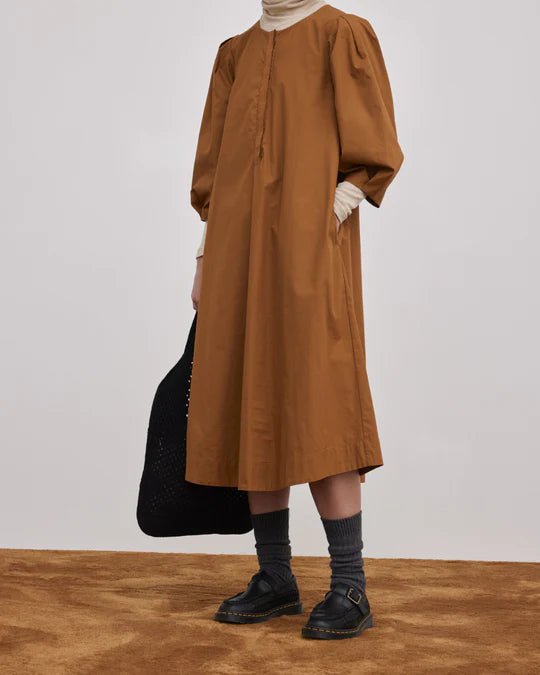 Esmé Studios - Russo Dress, Brown Sugar
