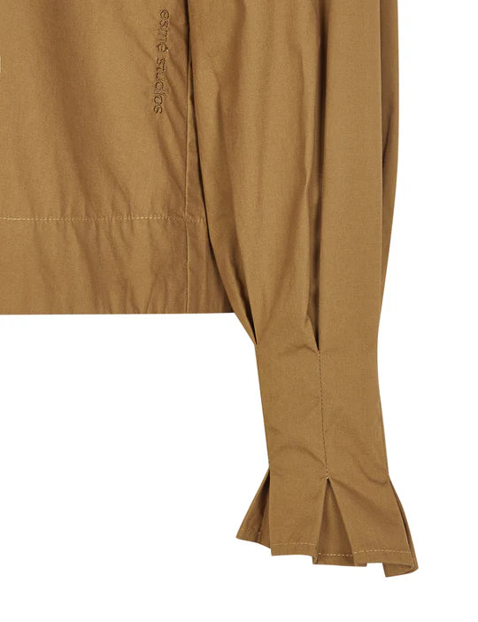 Esmé Studios - Russo Long Sleeve Blouse, Brown Sugar