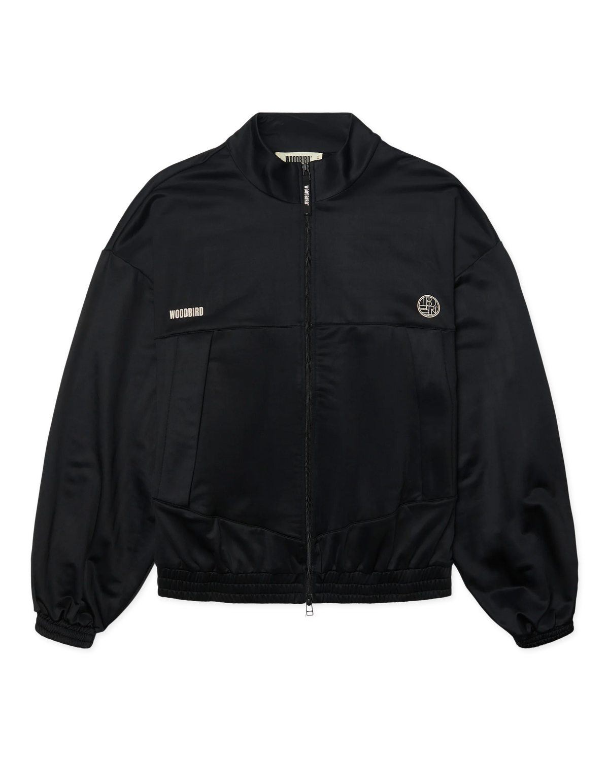 WOODBIRD - Chang Solid Track Jacket, Black