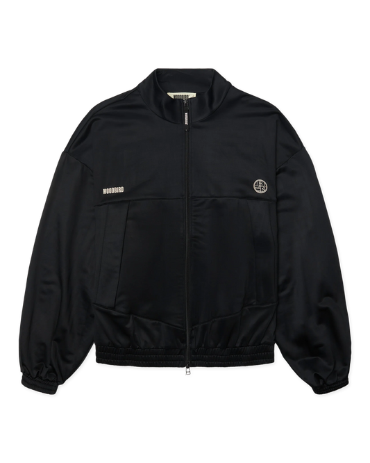 WOODBIRD - Chang Solid Track Jacket, Black