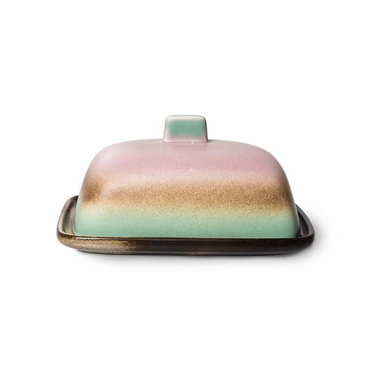 HKLIVING - 70’s Ceramics: Butter Dish, Mercury