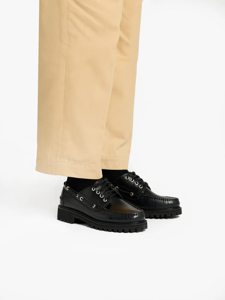 G.H. BASS - Ranger Camp Moc, Black Leather