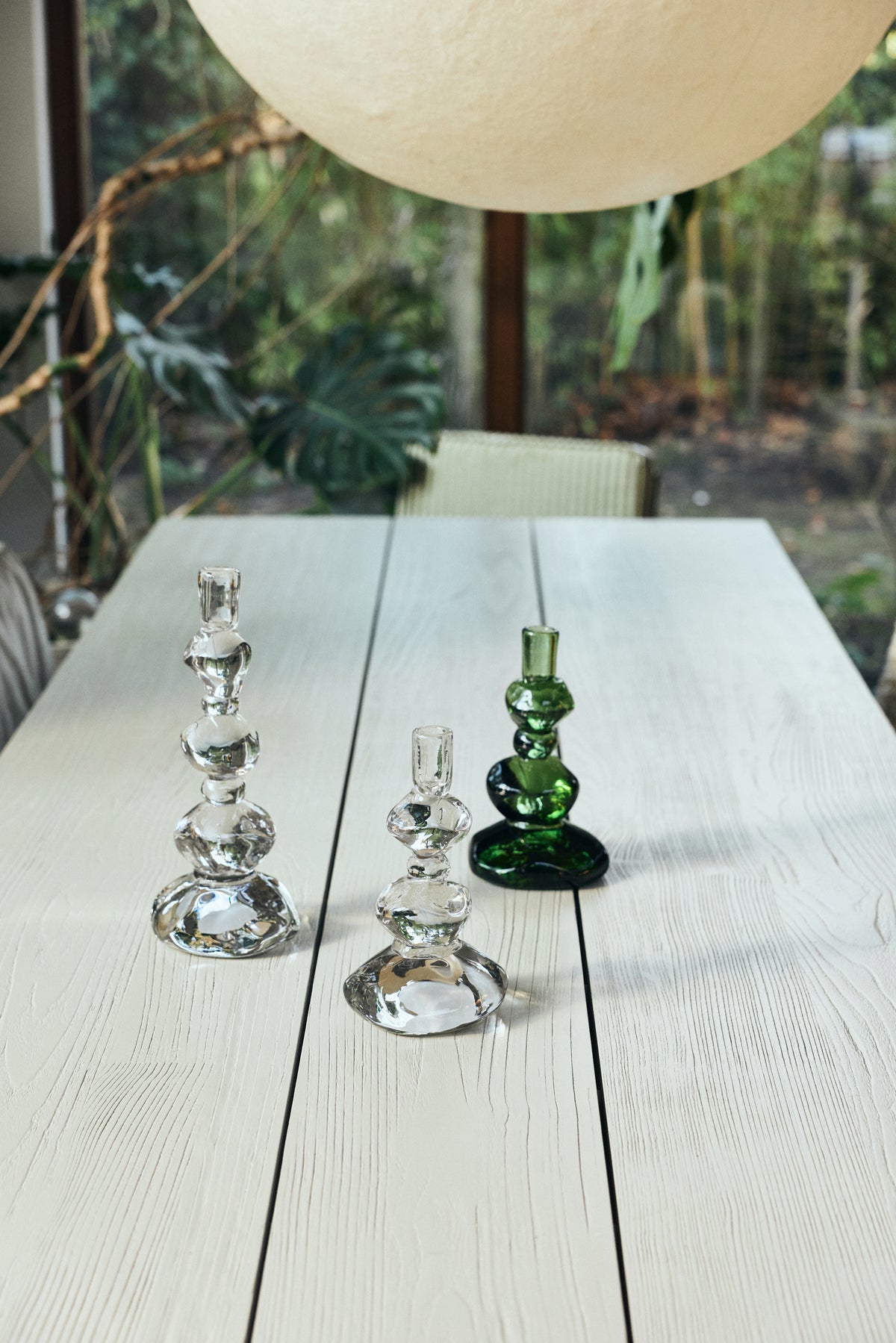 HKLIVING - Nienke Sikkema Candle Holder Medium, Emerald