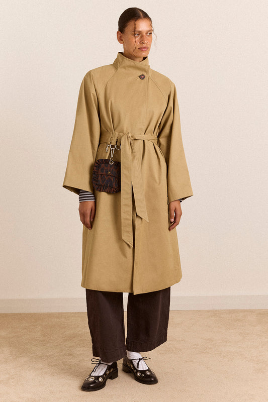 Damson Madder - Jasmine Trench, Barley Check