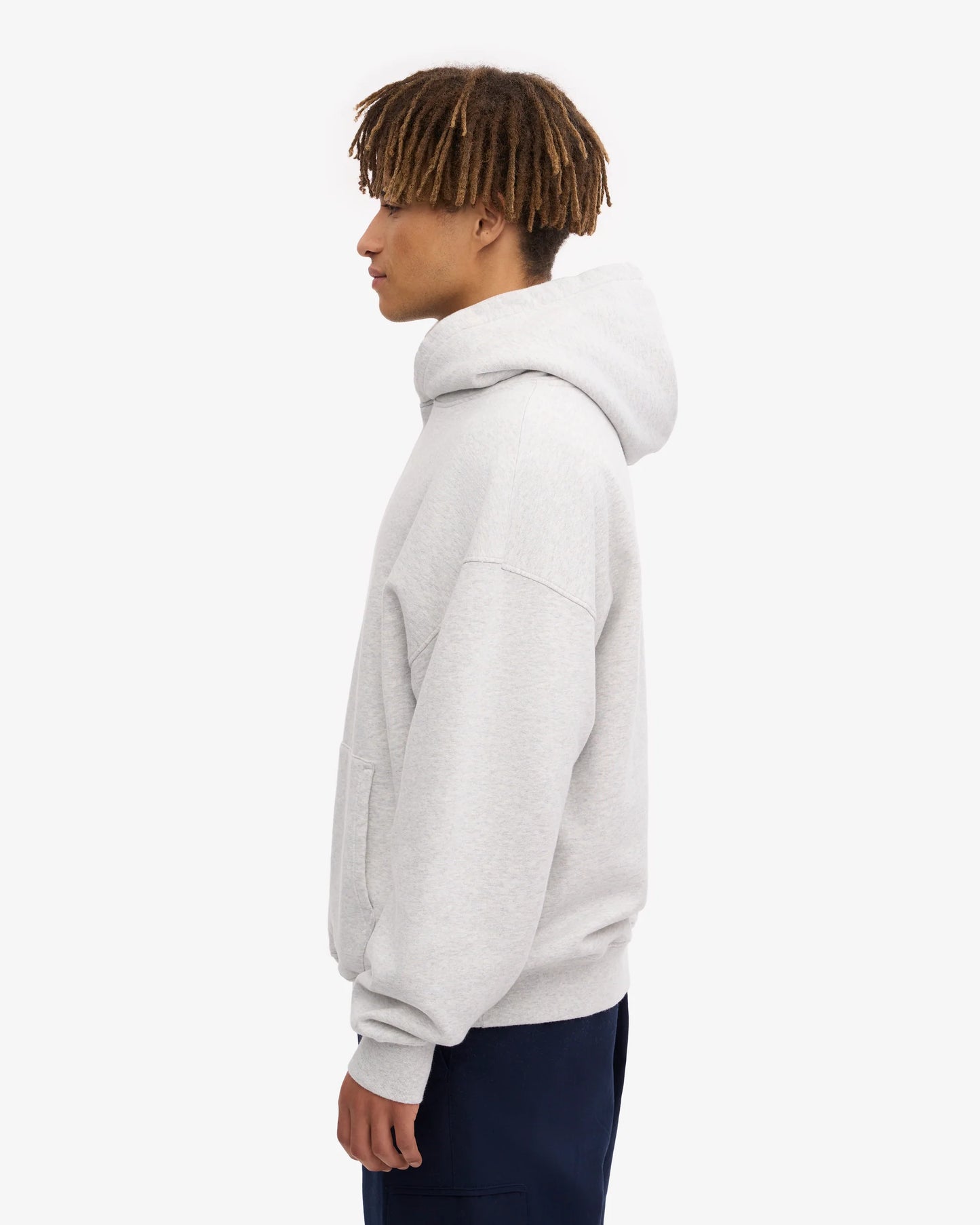 Colourful Standard - Oversized Organic Hoodie, Snow Melange