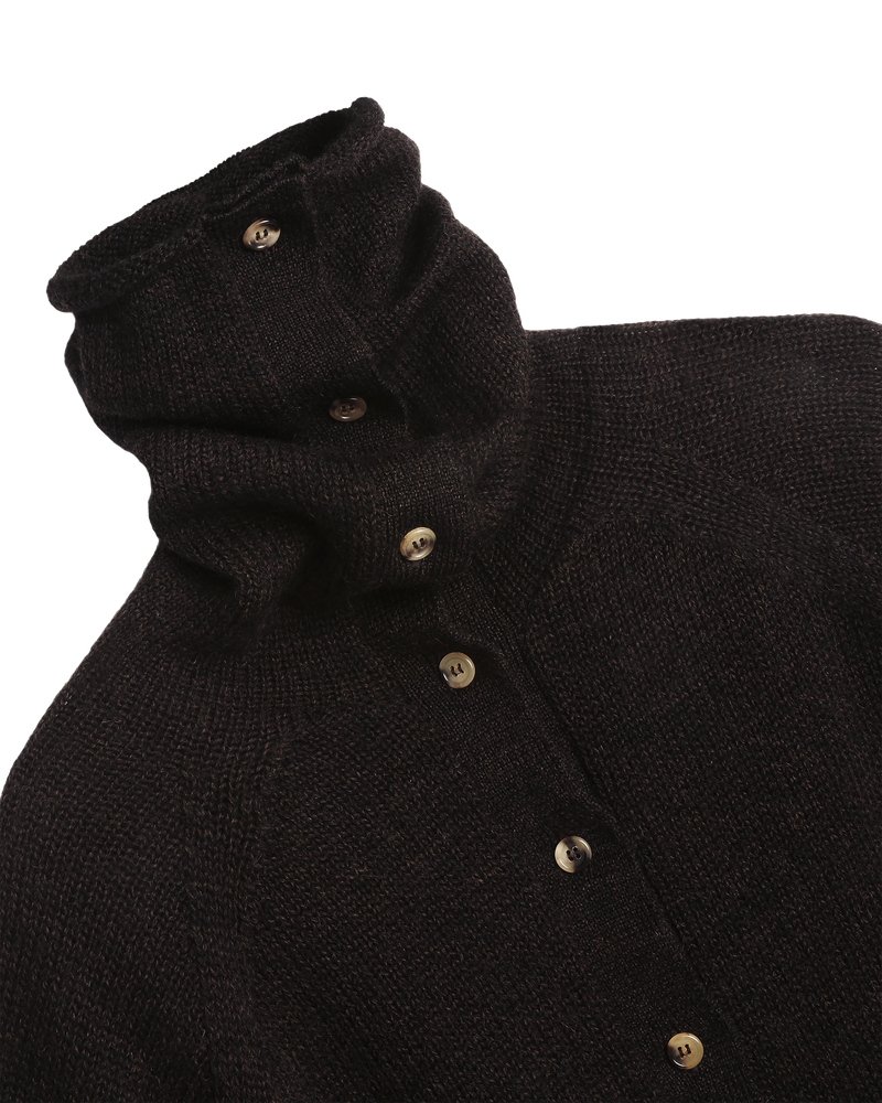 YMC - Runaway Neck, Dark Brown