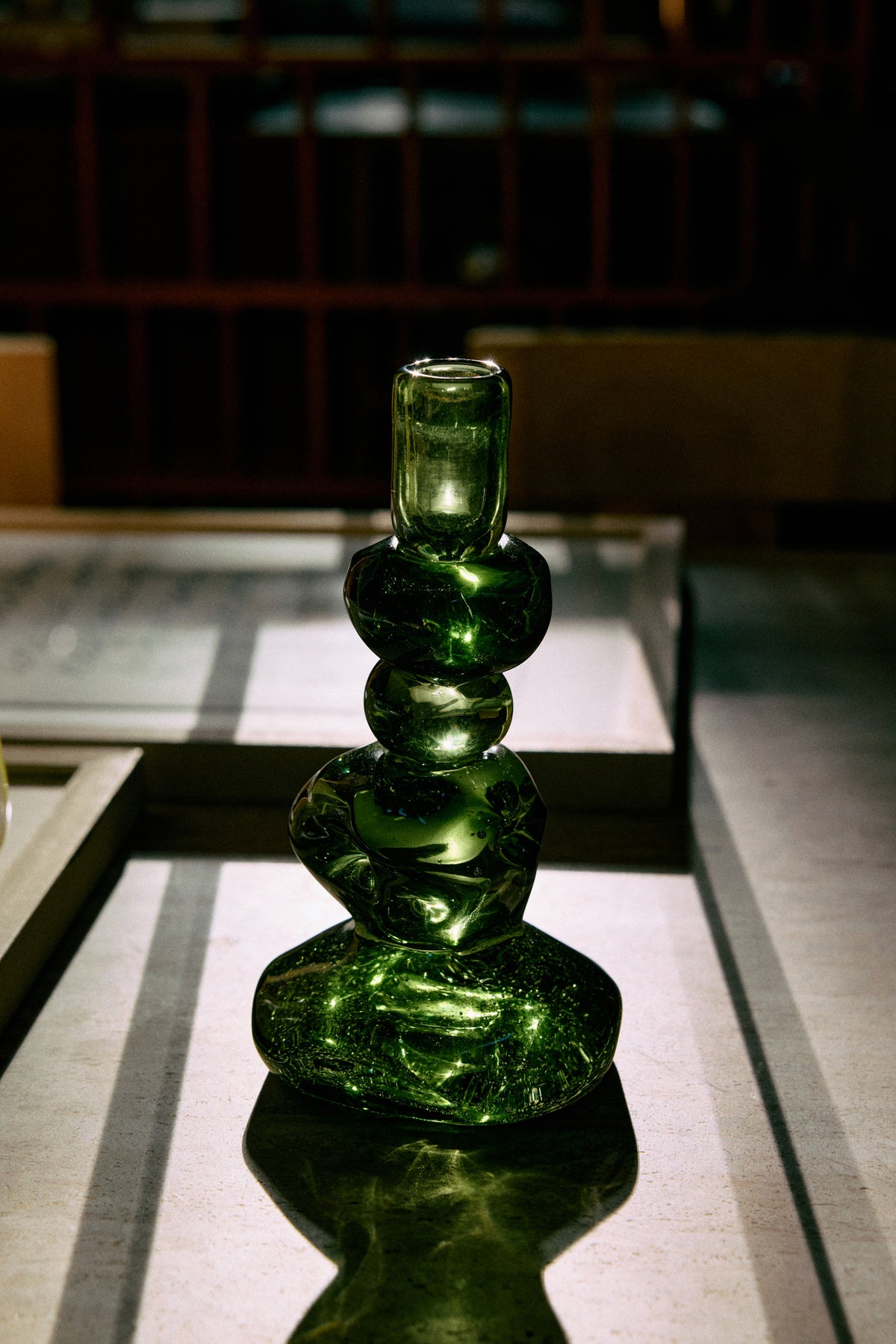 HKLIVING - Nienke Sikkema Candle Holder Medium, Emerald