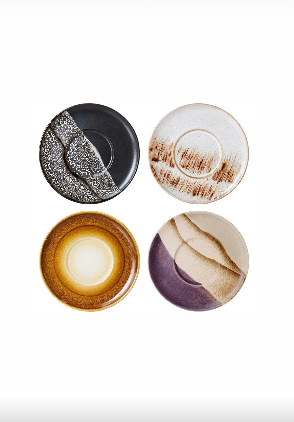 HKLIVING - 70's Ceramics: Saucer, Big Sur