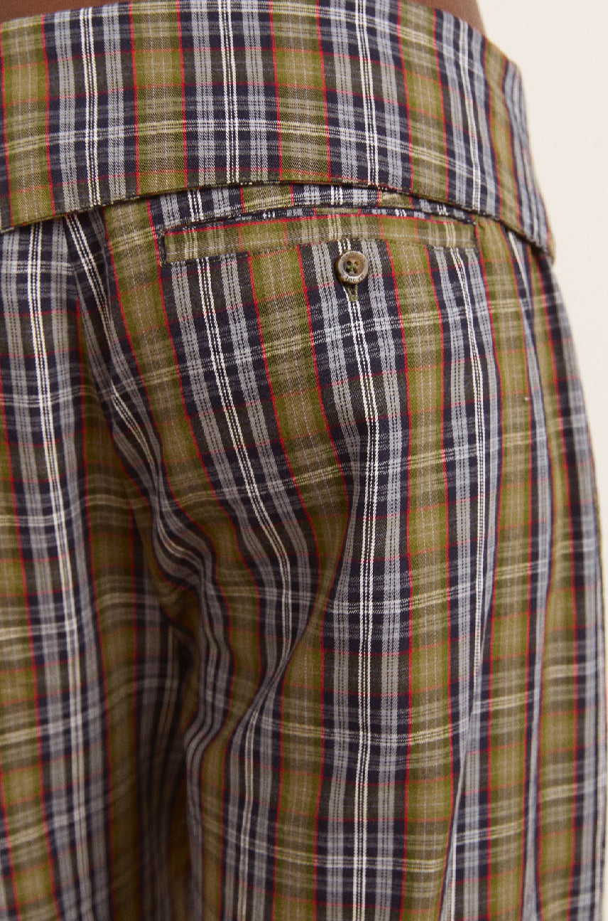 Damson Madder - Fia Trousers, Multi Check