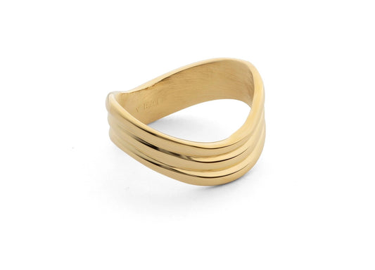 By Rae - The Wiggle Grove Ring, Gold