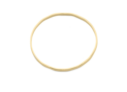 By Rae - The Hammered Bangle, Gold