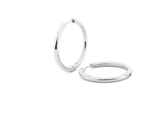 By Rae - The Tate Hoops, Silver