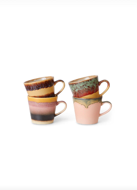 HKLIVING: 70S Ceramics: Cappuccino Mug, Vista