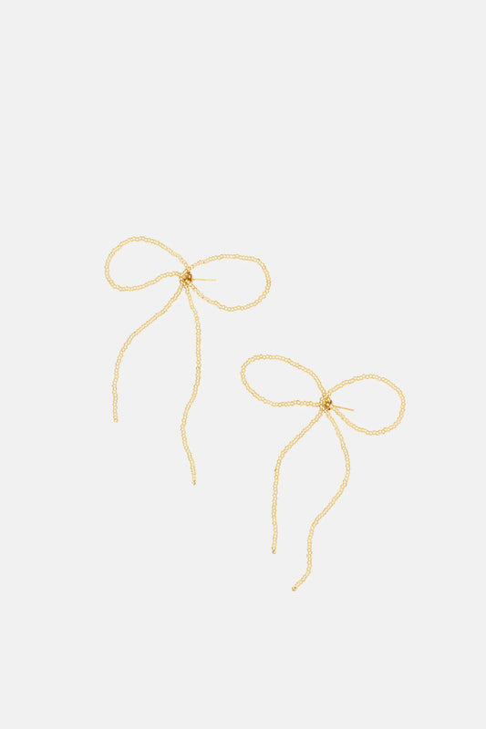 Labro - Bow Grande Earring, Gold