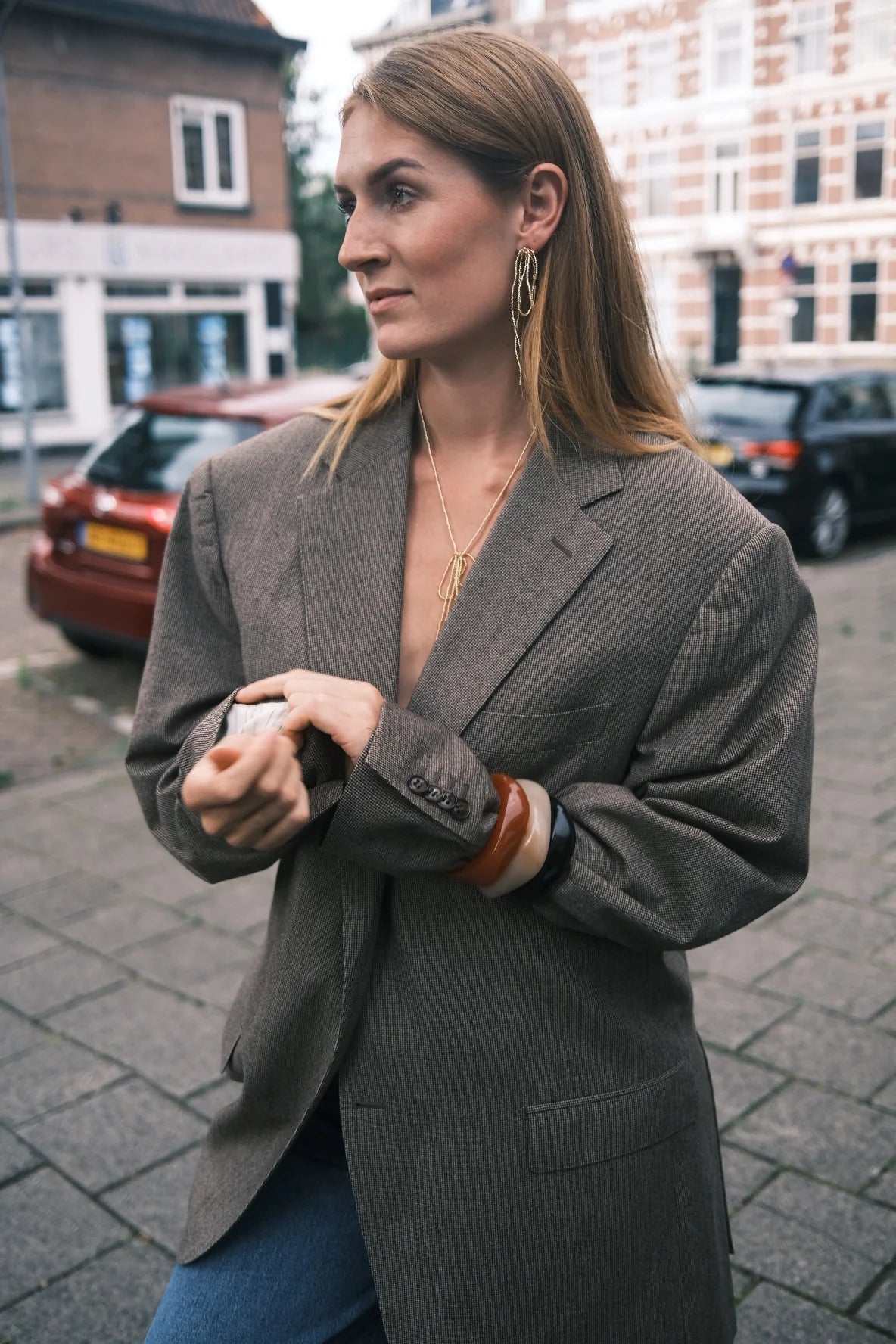 Labro - Bow Grande Earring, Gold