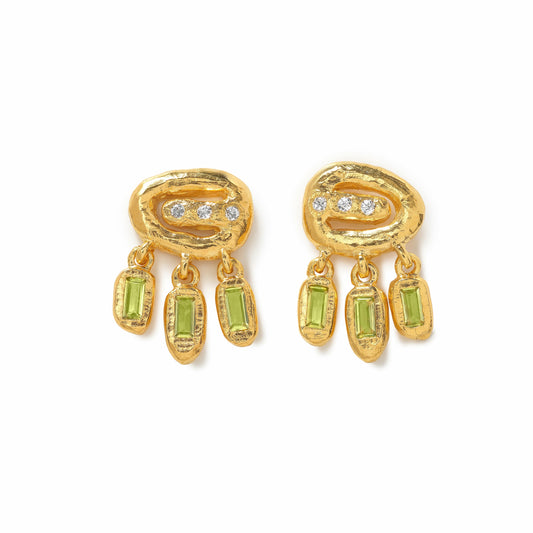 Tyger by the Tail - Hydra Earrings, Gold