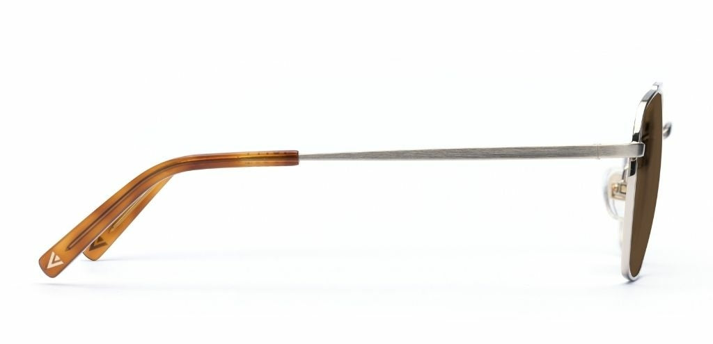 IOLLA x Spoiled Life - Harrison, Brushed Gold with Classic Brown Lenses