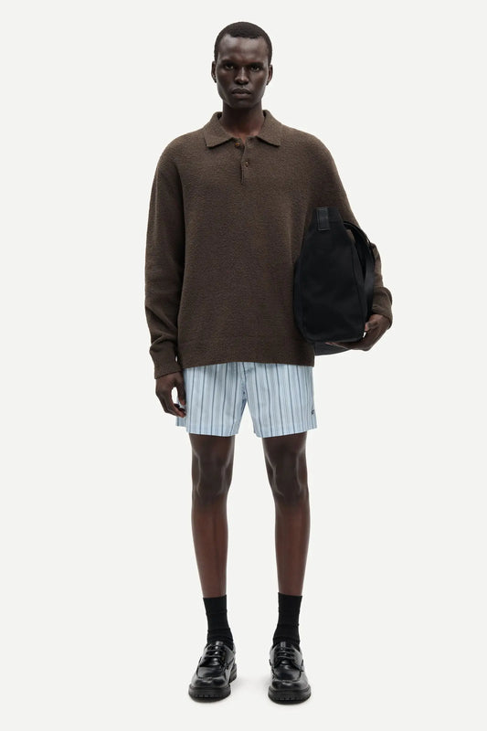 Samsøe Samsøe - Moses Swim Shorts, Skywriting Stripe