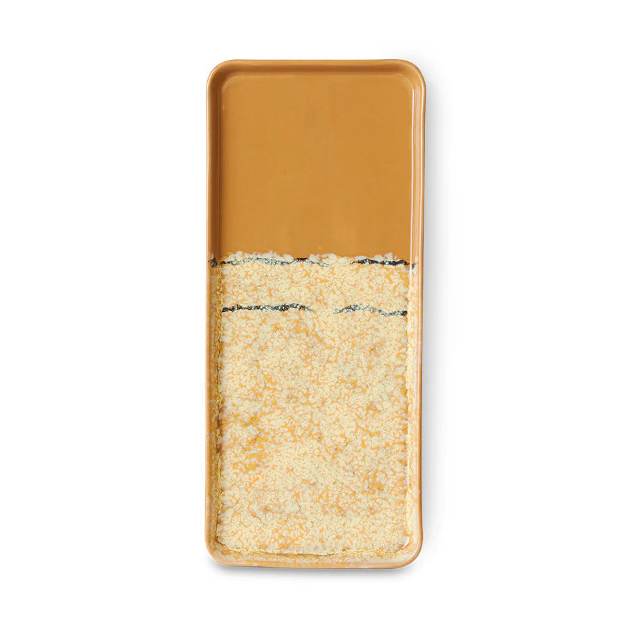 HKLIVING - 70s Ceramics: Cake Tray, Sunbeam