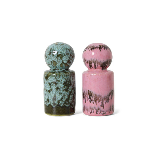 HKLIVING - 70s Ceramics: Pepper & Salt Jar, Baroque