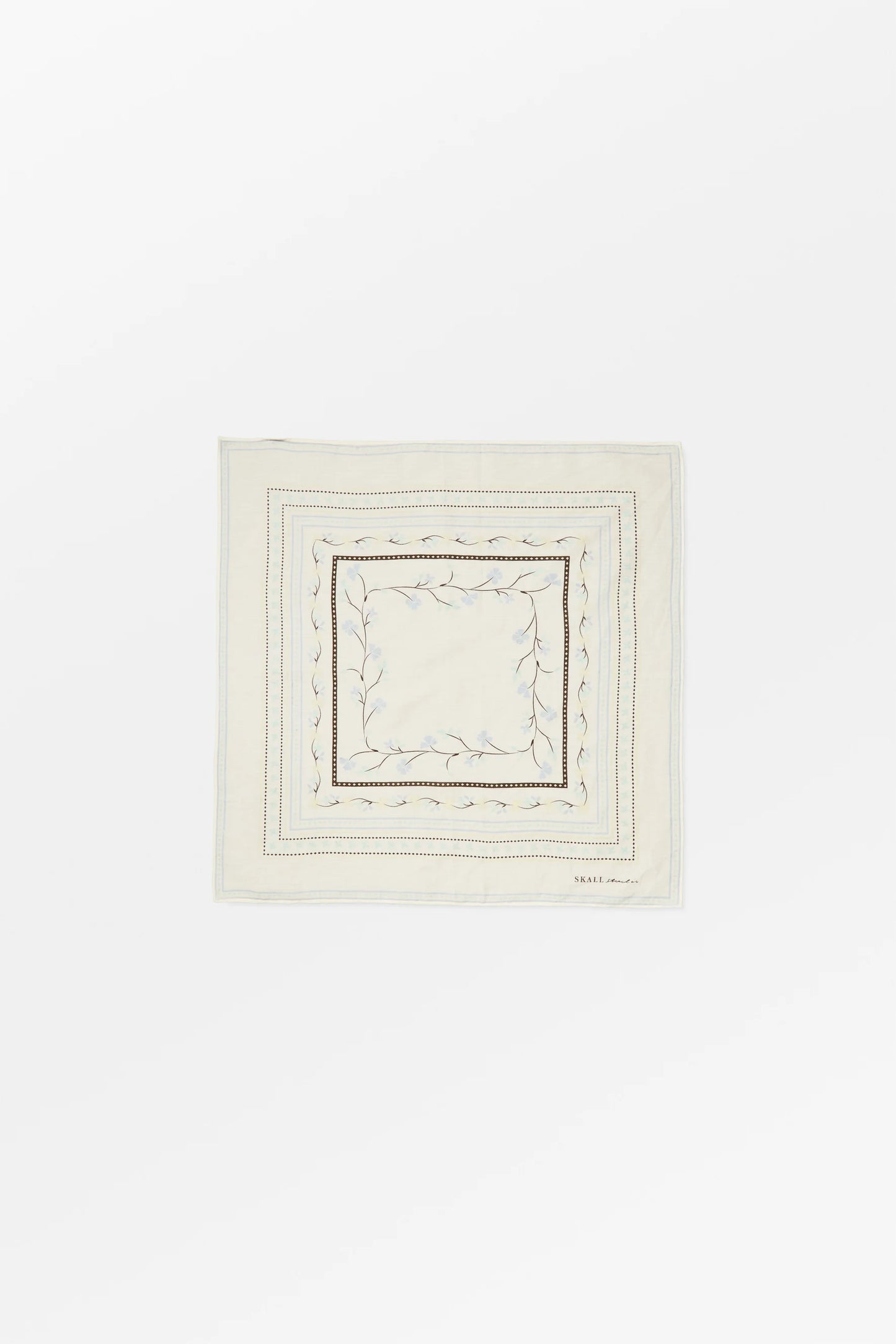 Skall Studio - Floral Scarf, Off-White