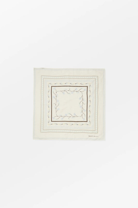 Skall Studio - Floral Scarf, Off-White