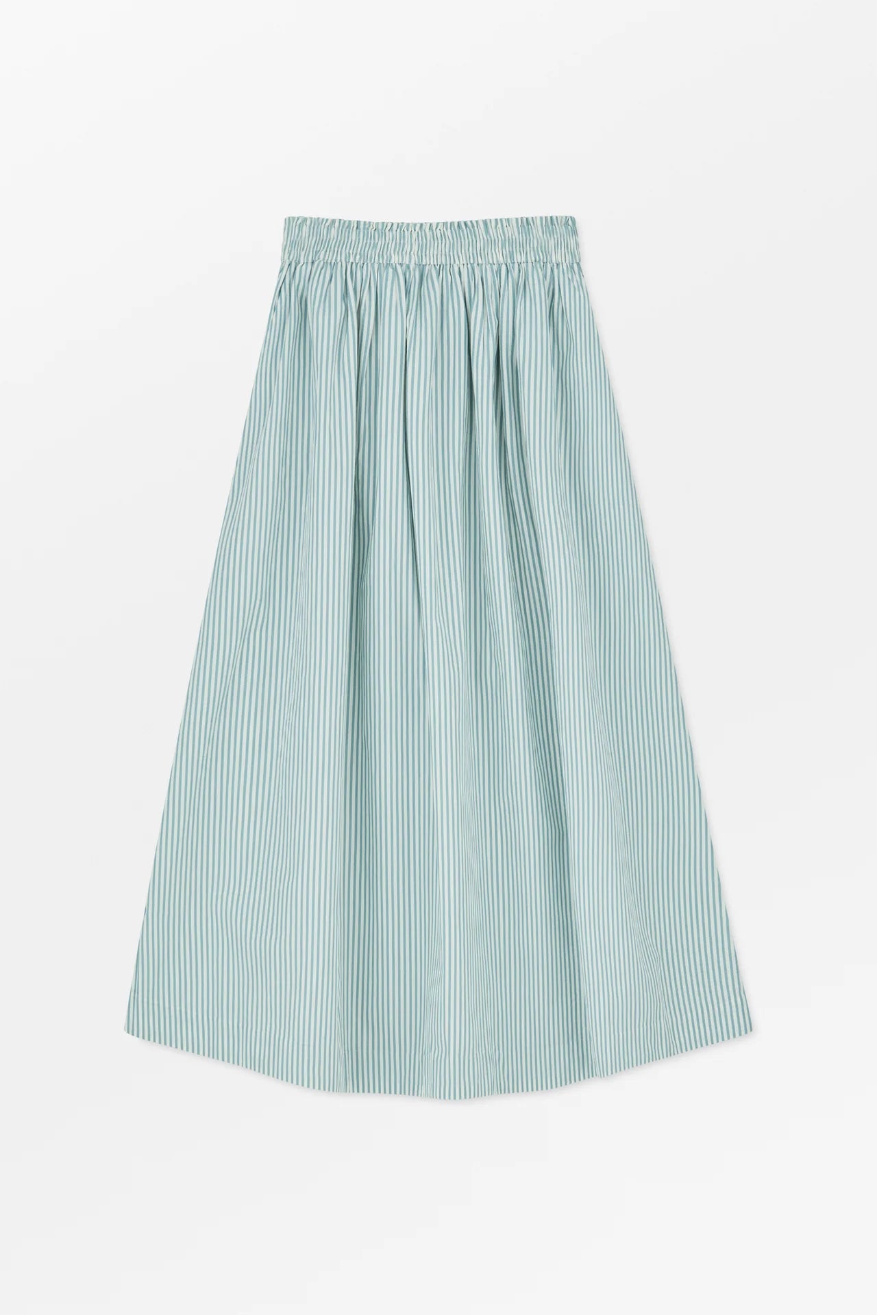 Skall Studio - Dagny Skirt, White/Aqua Stripe