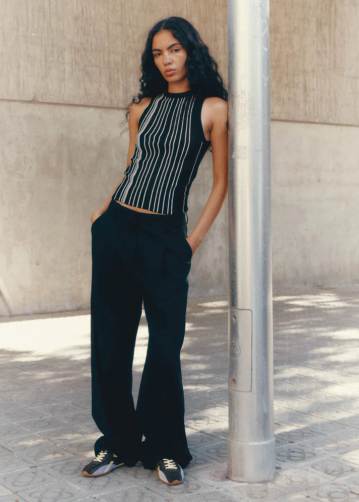 Alohas - Tb.304 Nylon Brown Leather Sneakers