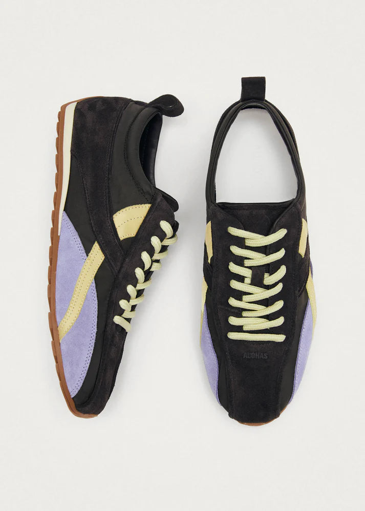 Alohas - Tb.304 Nylon Brown Leather Sneakers