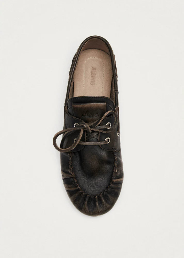 Alohas - Rowan Brushed Brown Leather Loafers