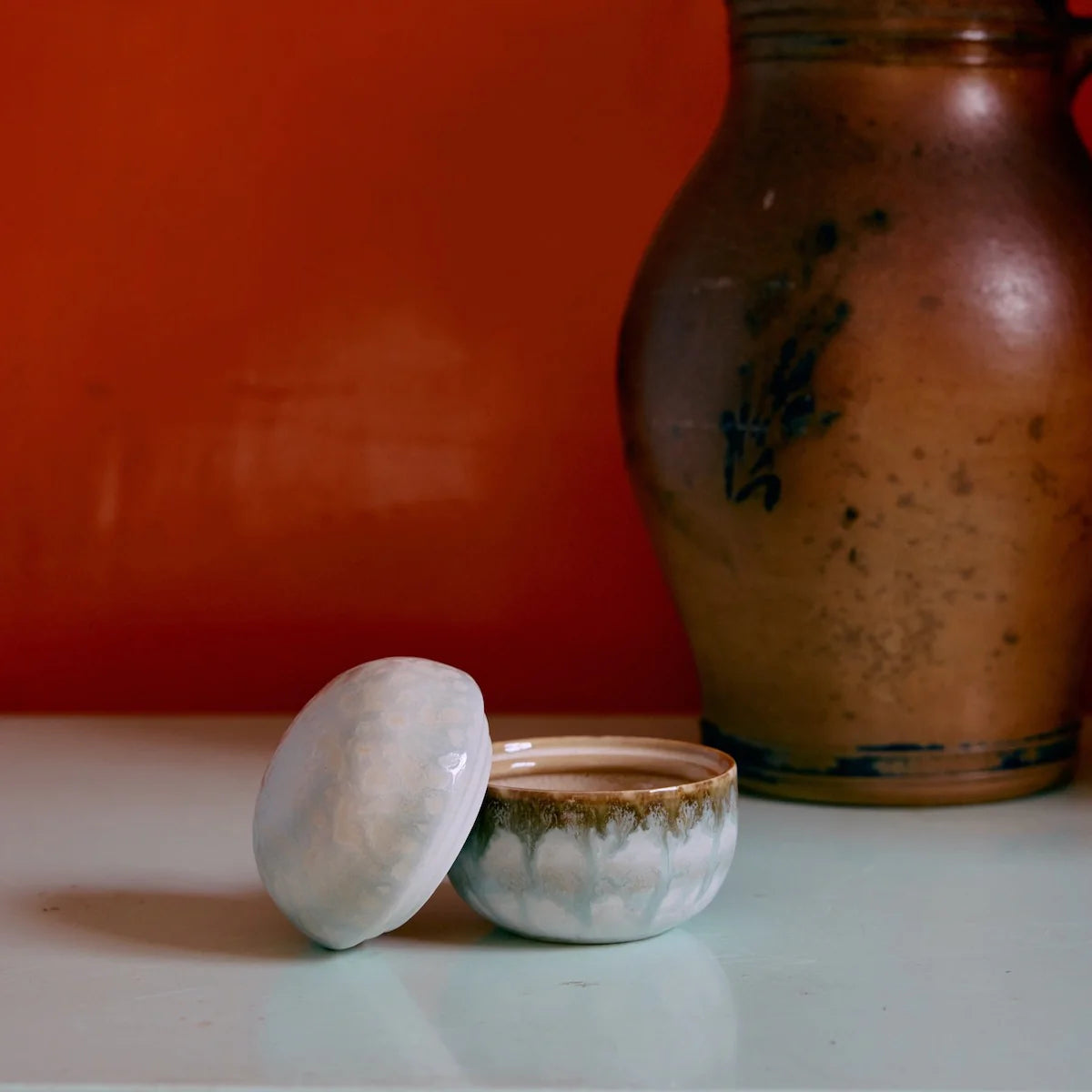 HKLIVING - 70s ceramics: Sugar Pot, Petal