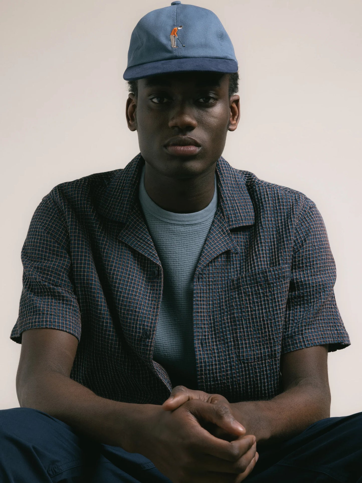 Kestin - Leuchars Cap, French Blue Golf Embroidery