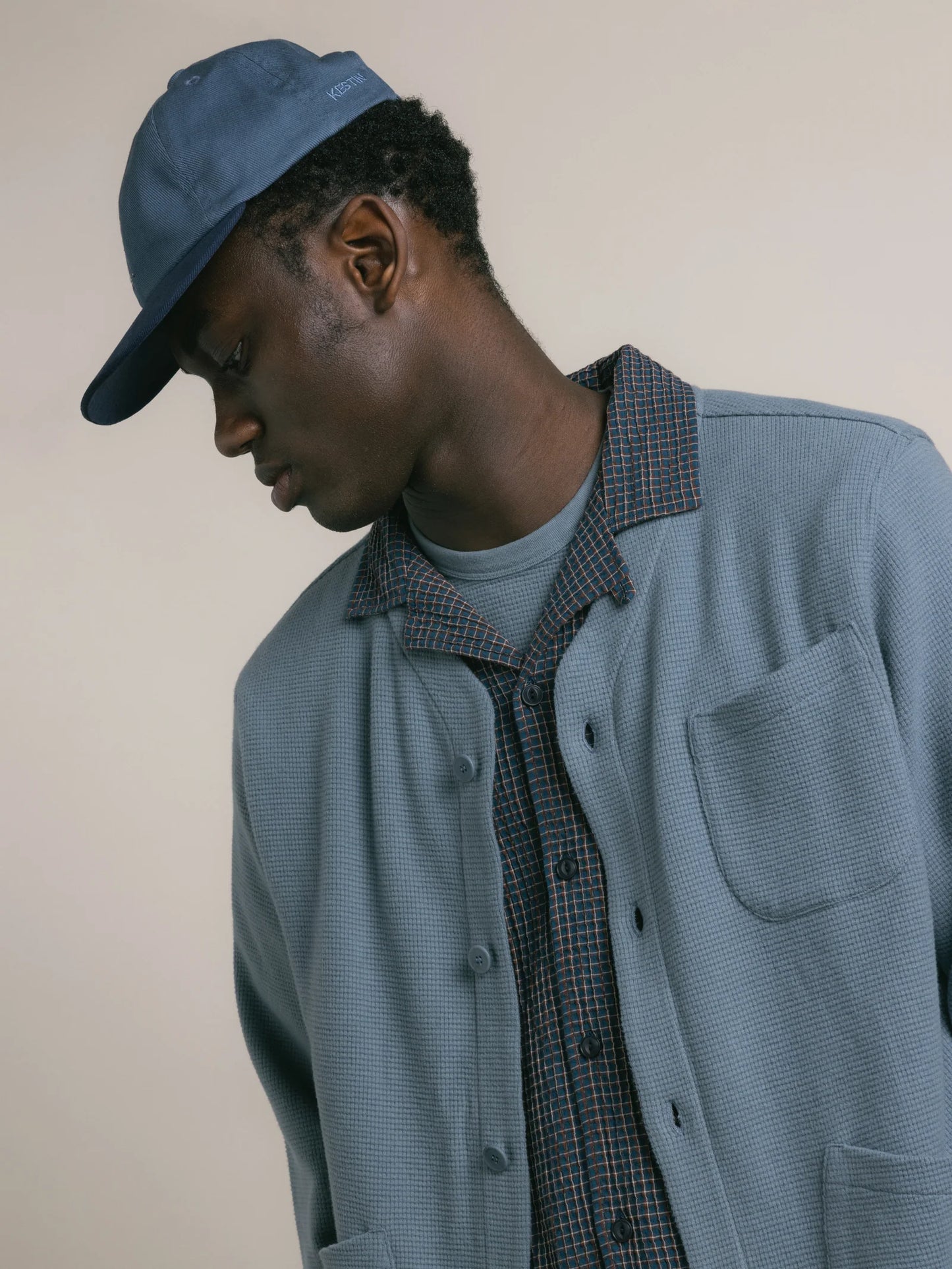 Kestin - Leuchars Cap, French Blue Golf Embroidery